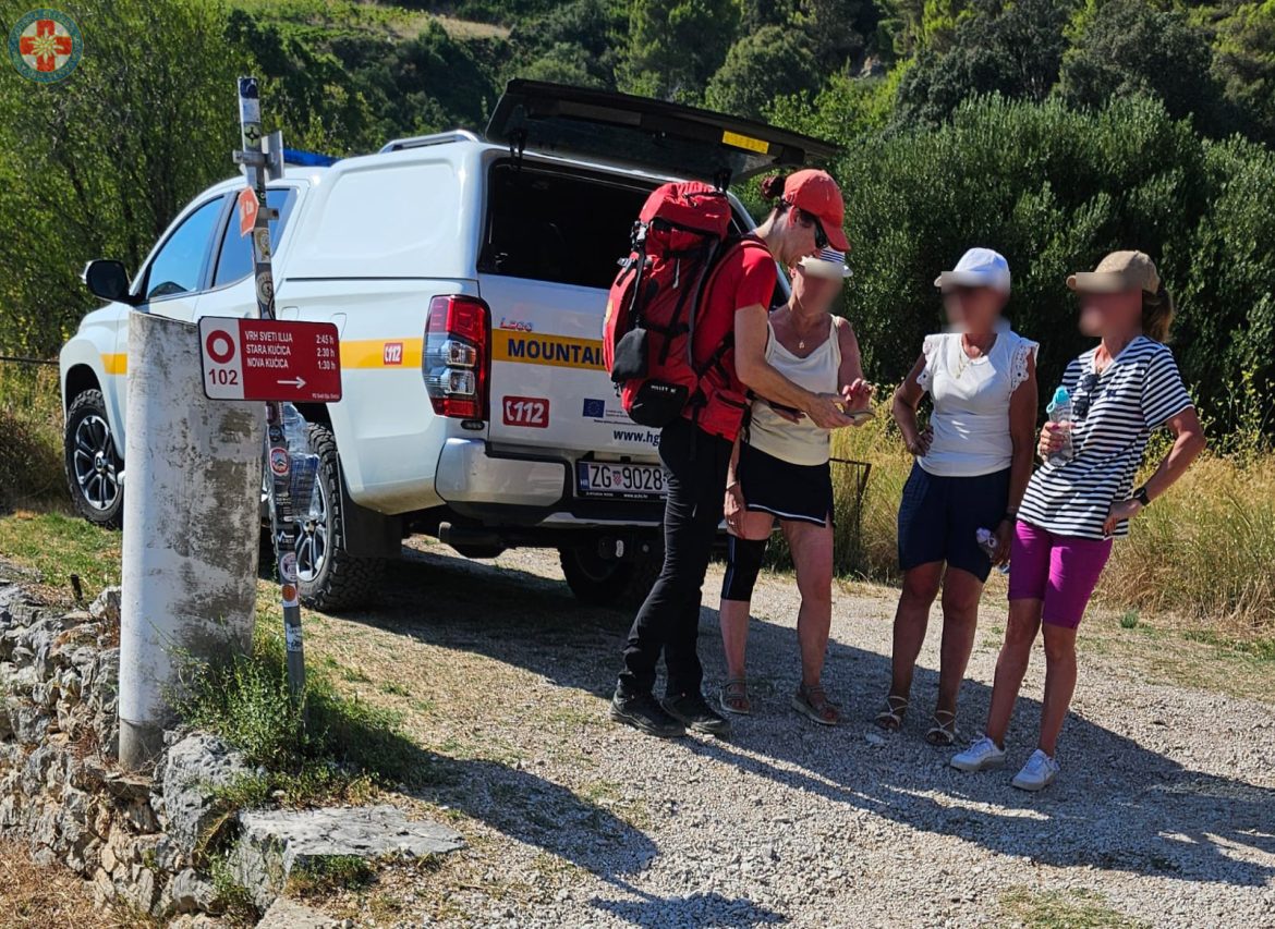 Akcija spašavanja na Sv. Iliji: Četiri strana turista spašena zahvaljujući brzoj intervenciji HGSS-a